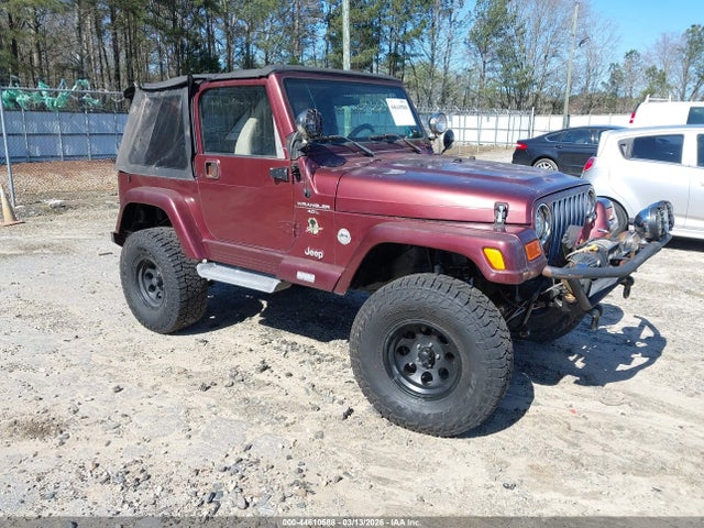 2001 JEEP WRANGLER 1J4FA59S11P343881