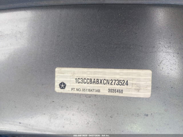 Продаж на аукціоні авто 2012 Chrysler 200 Lx, vin: 1C3CCBABXCN273524, номер лоту: 44610620