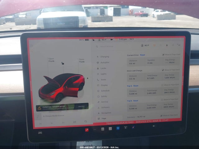 Продаж на аукціоні авто 2025 Tesla Model Y Long Range Dual Motor Rear-wheel Drive, vin: 7SAYGDED4SA357963, номер лоту: 44610627