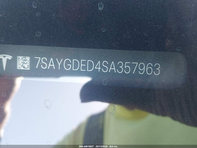 44610627 :رقم المزاد ، 7SAYGDED4SA357963 vin ، 2025 Tesla Model Y Long Range Dual Motor Rear-wheel Drive مزاد بيع