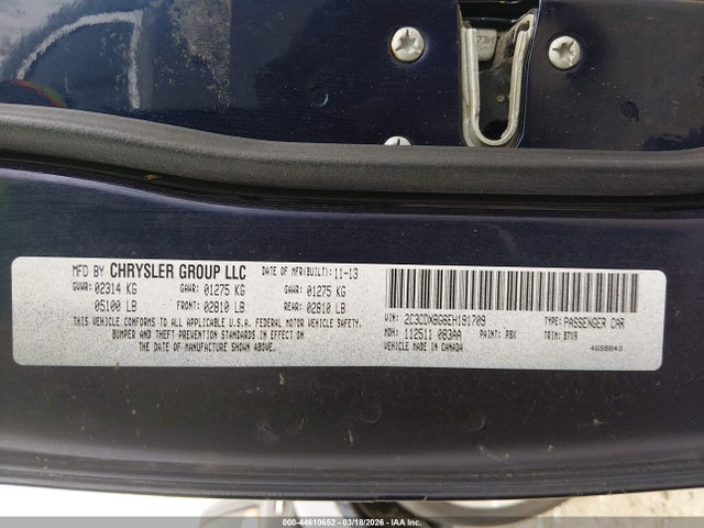 2014 DODGE CHARGER 2C3CDXBG6EH191709 Photo 8