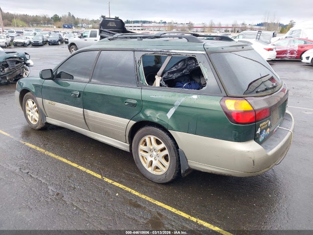 2000 Subaru Outback Limited მანქანა იყიდება აუქციონზე, vin: 4S3BH6864Y7650269, აუქციონის ნომერი: 44610806