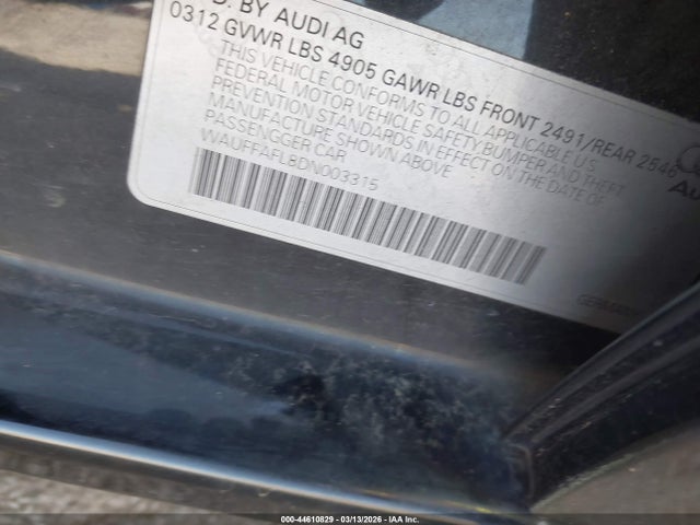 2013 AUDI A4 WAUFFAFL8DN003315 Photo 8