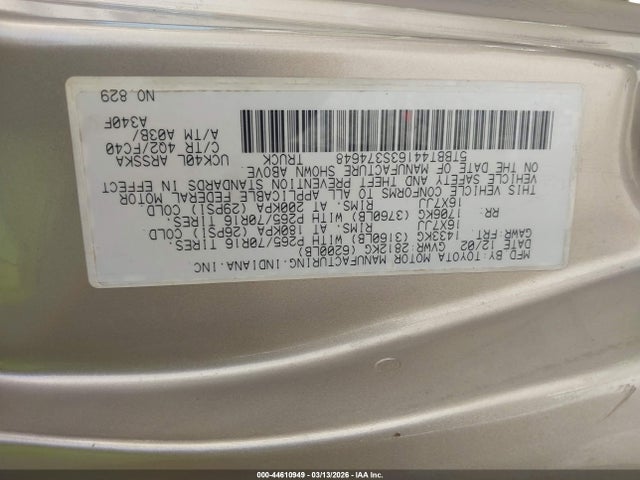 2003 TOYOTA TUNDRA 5TBBT44163S374648 Photo 8