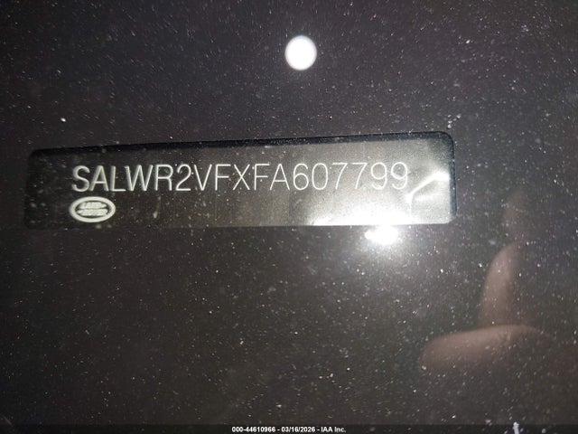 Aukcja sprzedaży 2015 Land Rover Range Rover Sport 3.0l V6 Supercharged Hse, vin: SALWR2VFXFA607799, numer aukcji: 44610966