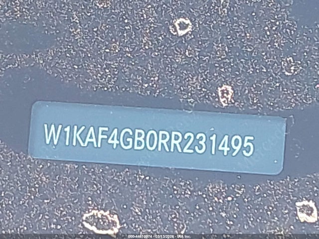 44610974 :رقم المزاد ، W1KAF4GB0RR231495 vin ، 2024 Mercedes-benz C 300 مزاد بيع