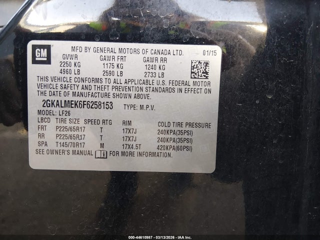 2GKALMEK6F6258153 GMC Terrain Sle-1