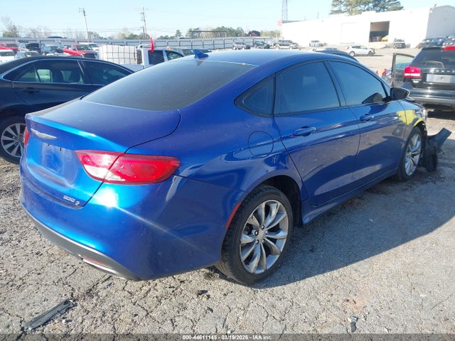 2015 Chrysler 200 S მანქანა იყიდება აუქციონზე, vin: 1C3CCCBB9FN751604, აუქციონის ნომერი: 44611145