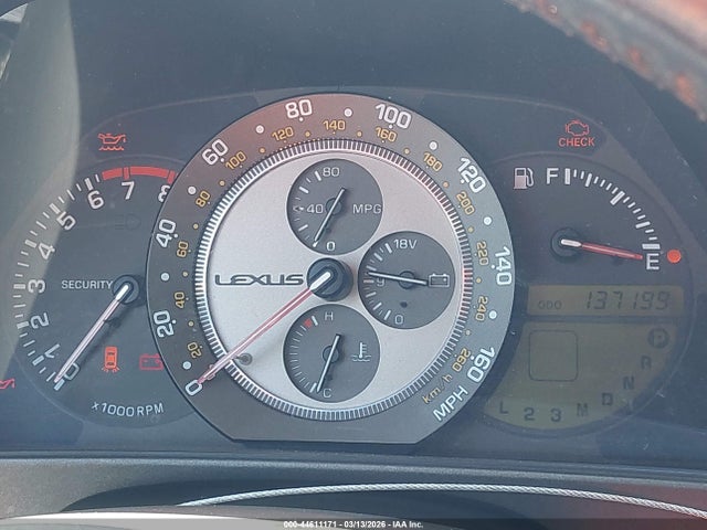 Aukcja sprzedaży 2001 Lexus Is 300, vin: JTHBD182810026578, numer aukcji: 44611171