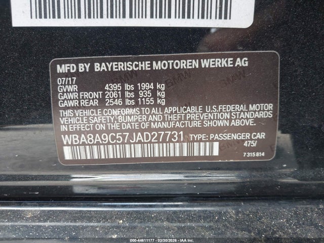 2018 BMW 320I WBA8A9C57JAD27731 Photo 8