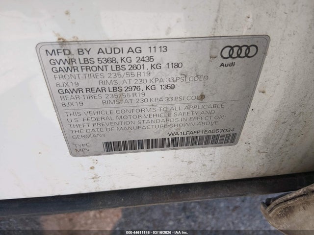 2014 AUDI Q5 WA1LFAFP1EA057034 Photo 8