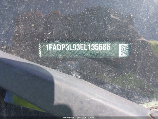 44611207 :رقم المزاد ، 1FADP3L93EL135686 vin ، 2014 Ford Focus St مزاد بيع