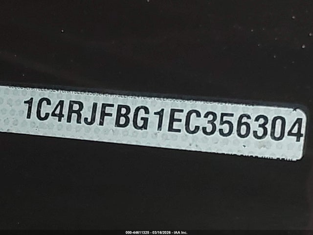 1C4RJFBG1EC356304 Jeep Grand Cherokee Limited