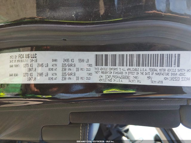1C4PJMAS4HW568361 Jeep Cherokee Altitude 4x4