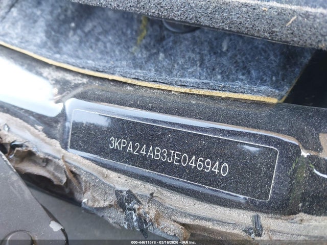 2018 Kia Rio Lx მანქანა იყიდება აუქციონზე, vin: 3KPA24AB3JE046940, აუქციონის ნომერი: 44611578
