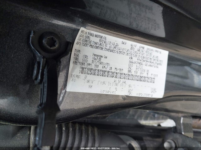 44611632 :رقم المزاد ، 1FADP3FE6HL324555 vin ، 2017 Ford Focus Se مزاد بيع