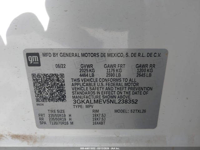 2022 GMC TERRAIN 3GKALMEV5NL238352 Photo 8