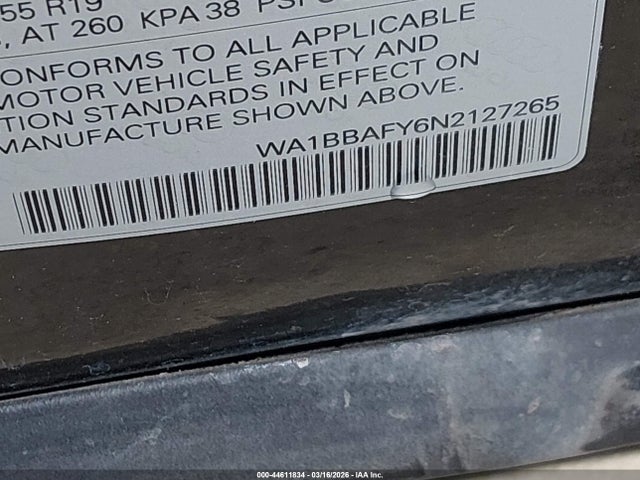 2022 AUDI Q5 WA1BBAFY6N2127265 Photo 8