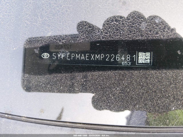 Toyota COROLLA LE 2021 5YFEPMAEXMP226481 Image 9