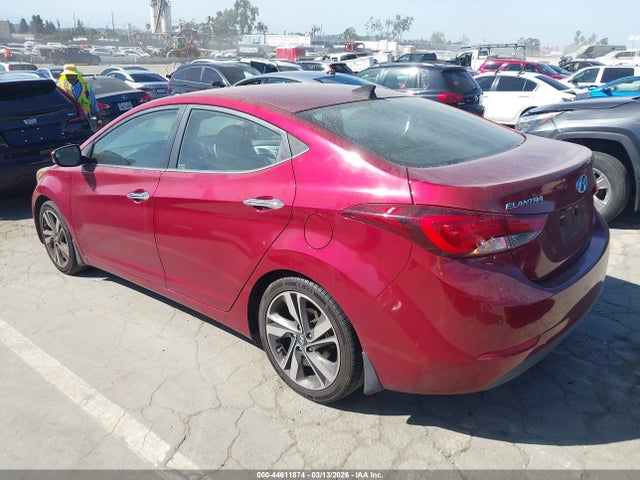 Hyundai Elantra Limited 2014 5NPDH4AE7EH478115 Image 3