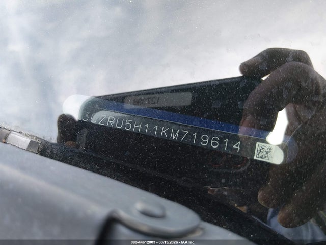 44612003 :رقم المزاد ، 3CZRU5H11KM719614 vin ، 2019 Honda Hr-v Sport مزاد بيع