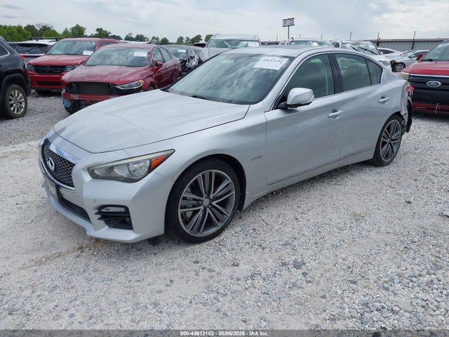 2014 Infiniti Q50 Hybrid Sport მანქანა იყიდება აუქციონზე, vin: JN1AV7AR8EM703411, აუქციონის ნომერი: 44612152