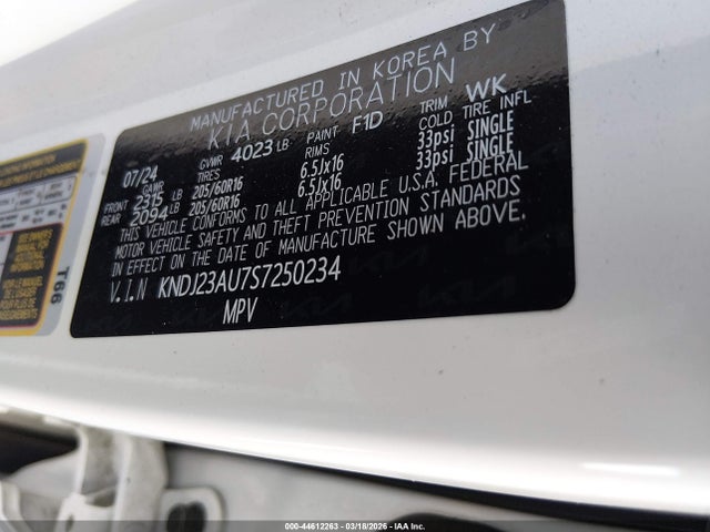KIA SOUL S 2025 KNDJ23AU7S7250234 Image 9