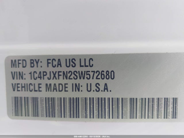 1C4PJXFN2SW572680 Jeep Wrangler 4-door Rubicon 4x4