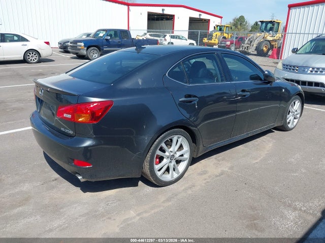 Продажа на аукционе авто 2007 Lexus Is 250, vin: JTHBK262172047834, номер лота: 44612297