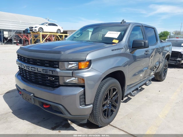 44612372 :رقم المزاد ، 3GCPWBEH2MG186052 vin ، 2021 Chevrolet Silverado 1500 2wd  Short Bed Custom مزاد بيع