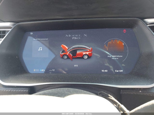 Tesla Model X 60d/70d/75d/90d/p100d 2016 5YJXCBE20GF013287 Image 7