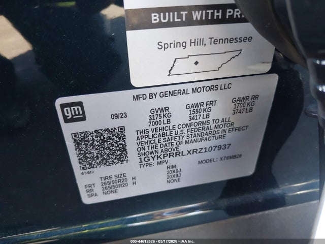 2024 CADILLAC LYRIQ 1GYKPRRLXRZ107937 Photo 8