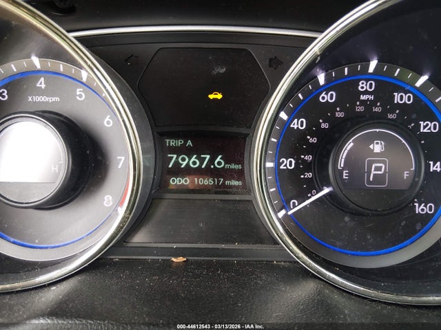 Auction sale of the 2013 Hyundai Sonata Limited, vin: 5NPEC4AC2DH667545, lot number: 44612543