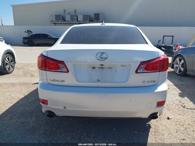 44612583 :رقم المزاد ، JTHBF5C28A5127521 vin ، 2010 Lexus Is 250 مزاد بيع