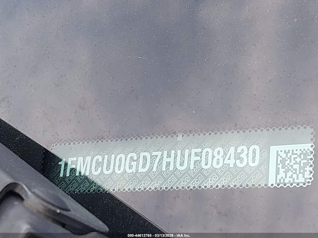 Продаж на аукціоні авто 2017 Ford Escape Se, vin: 1FMCU0GD7HUF08430, номер лоту: 44612765