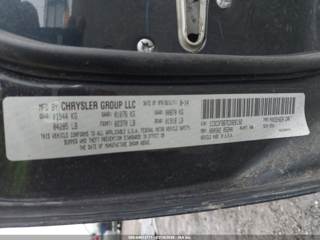 Продажа на аукционе авто 2014 Dodge Dart Sxt, vin: 1C3CDFBB7ED926192, номер лота: 44612771