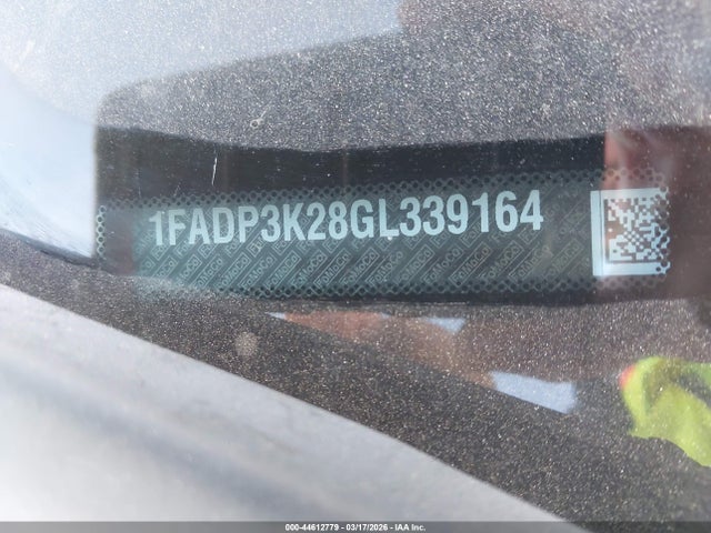 1FADP3K28GL339164 Ford FOCUS SE