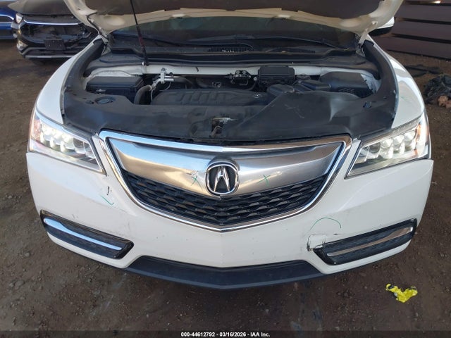Aukcja sprzedaży 2016 Acura Mdx Technology   Acurawatch Plus Packages/technology Package, vin: 5FRYD4H40GB017445, numer aukcji: 44612792