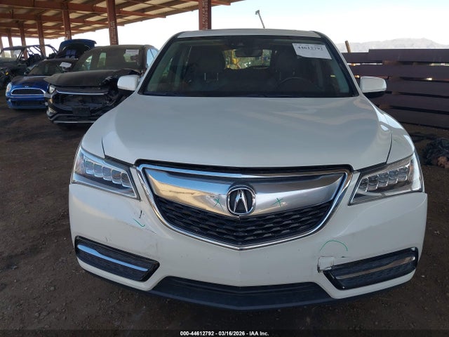 Aukcja sprzedaży 2016 Acura Mdx Technology   Acurawatch Plus Packages/technology Package, vin: 5FRYD4H40GB017445, numer aukcji: 44612792