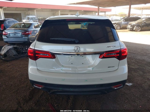Aukcja sprzedaży 2016 Acura Mdx Technology   Acurawatch Plus Packages/technology Package, vin: 5FRYD4H40GB017445, numer aukcji: 44612792