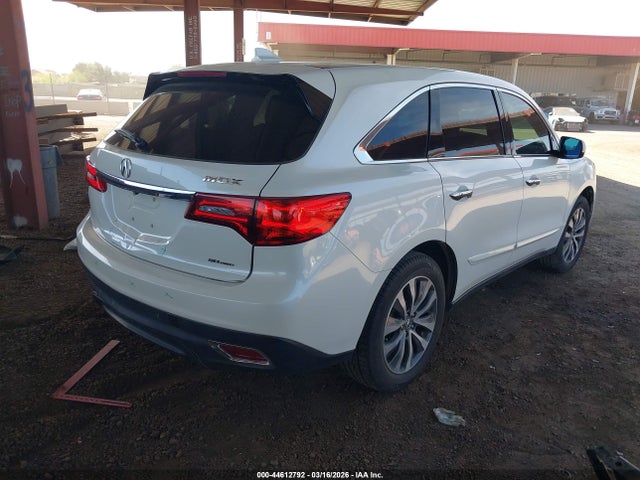 Aukcja sprzedaży 2016 Acura Mdx Technology   Acurawatch Plus Packages/technology Package, vin: 5FRYD4H40GB017445, numer aukcji: 44612792
