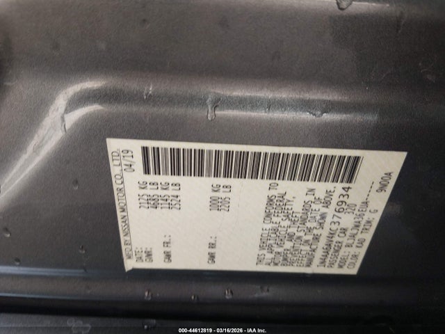 Nissan Maxima 3.5 Sv 2019 1N4AA6AV4KC376934 Image 9