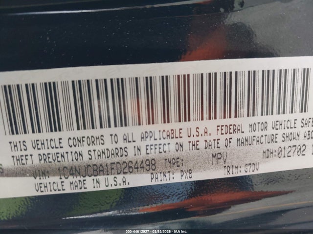 2015 JEEP COMPASS 1C4NJCBA1FD264498 Photo 8