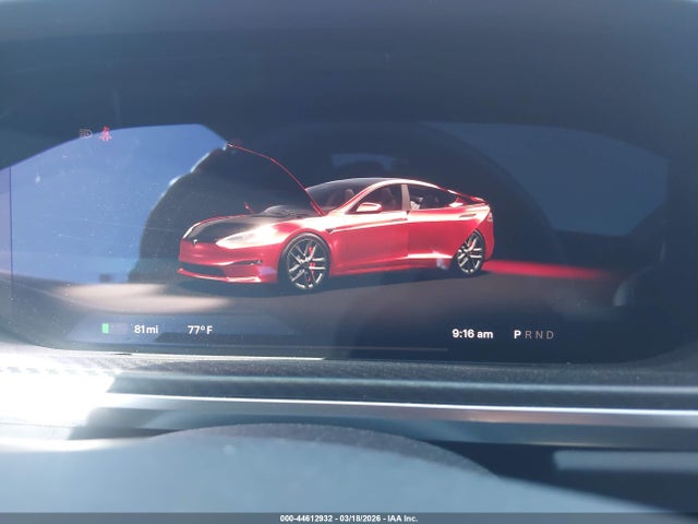 2023 Tesla Model S Plaid Tri Motor All-wheel Drive მანქანა იყიდება აუქციონზე, vin: 5YJSA1E65PF515046, აუქციონის ნომერი: 44612932
