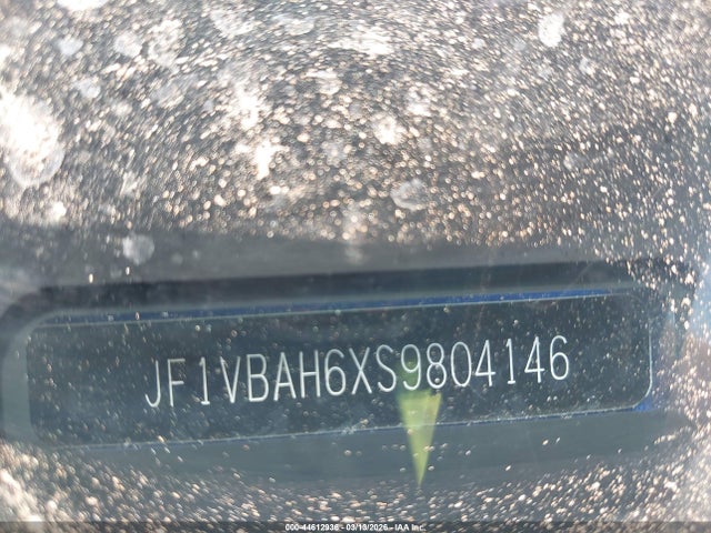 JF1VBAH6XS9804146 Subaru Wrx Premium