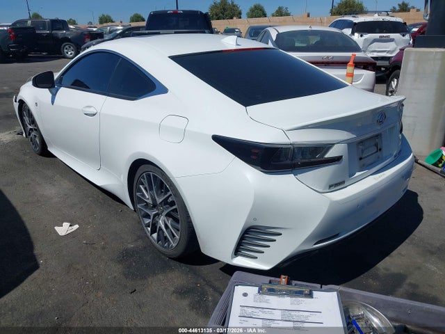 44613135 :رقم المزاد ، JTHHE5BC4G5013337 vin ، 2016 Lexus Rc 350 مزاد بيع