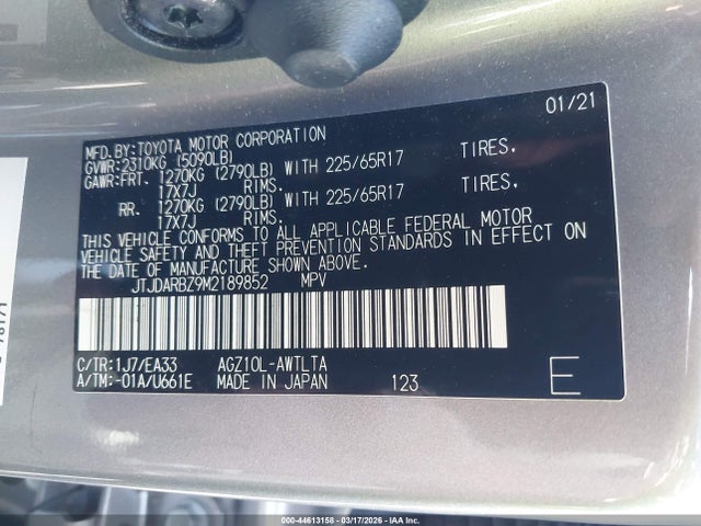 2021 LEXUS NX 300 JTJDARBZ9M2189852 Photo 8