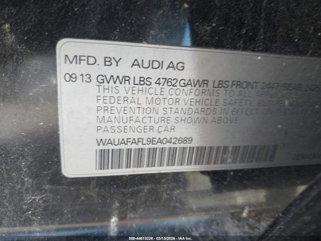 2014 AUDI A4 WAUAFAFL9EA042689 Photo 8