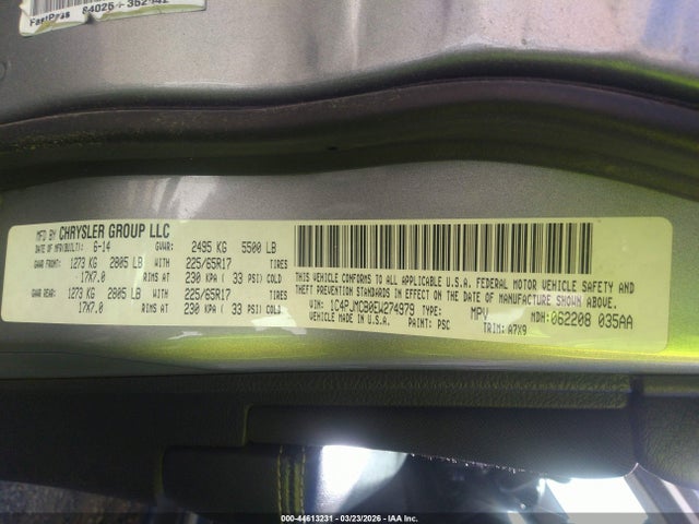 1C4PJMCB0EW274979 Jeep Cherokee Latitude