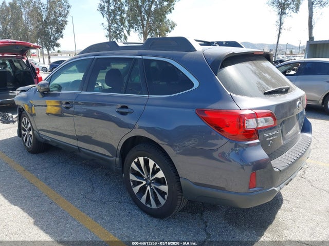 2015 Subaru Outback 2.5i Limited მანქანა იყიდება აუქციონზე, vin: 4S4BSBLC4F3341134, აუქციონის ნომერი: 44613259